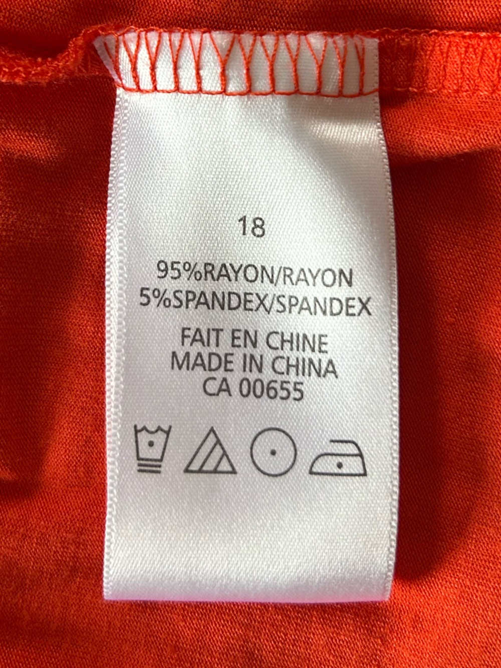 Addition Elle Bright Coral Sleeveless V-Neck Tiered Midi Dress - Picture 6 of 6